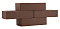 Кирпич облицовочный шоколад одинарный гладкий М-150 Магма – 9