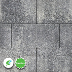 Тротуарная плитка Steinrus Парк Плейс ColorMix Актау, native, 80 мм – 2