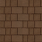 Тротуарная плитка Steinrus Новый город Рид коричневый, гладкая, 80 мм – 2