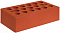 Кирпич облицовочный красный одинарный гладкий М-150 Керма – 1