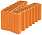 Блок керамический Porotherm 44 1/2 поризованный 12,35 НФ – 1