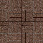 Тротуарная плитка Steinrus Паркет коричневый, native, 60 мм – 2