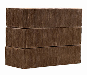 Кирпич облицовочный Темно-коричневый одинарный бархат ЖКЗ – 5