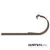 Крюк карнизный LUX, металл, цвет шоколад – 1