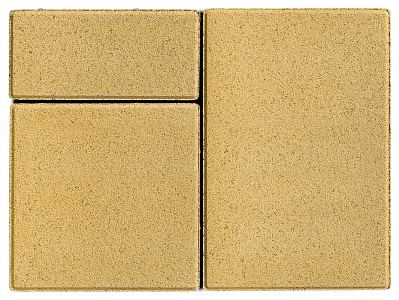 Тротуарная плитка Старый город Ландхаус песочный 80/160/240х160х60 – 5