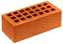 Кирпич облицовочный красный полуторный дерево М-150 Саранск – 3