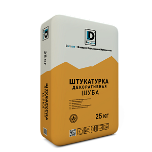 Штукатурка декоративная "Шуба" De Luxe (зерно 2мм), 25 кг – 1
