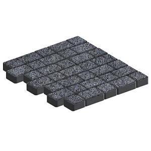 Тротуарная плитка Steinrus Инсбрук Альт Дуо Неро, backwash, 60 мм – 1