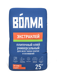 Клей для плитки "ЭКСТРАКЛЕЙ" ВОЛМА 25 кг – 1
