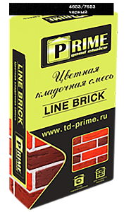 4656 Цветной кладочный раствор LineBrick "Wasser" зима PRIME черный, 25 кг – 1