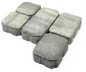 Тротуарная плитка Ривьера 133/166/232/266х132х60 тип7 "Туман" – 9