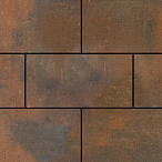 Тротуарная плитка Steinrus Парк Плейс ColorMix Штайнрус, гладкая, 80 мм – 2