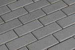 Тротуарная плитка 342 МЗ Брусчатка 200х100х60 Светло-серый  – 1