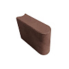 Бордюр шарнирный Steinrus коричневый, полный окрас, 250х200х80 – 1