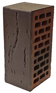 Кирпич облицовочный Графит Флэш полуторный Старый Дуб М-200 ВКЗ – 8