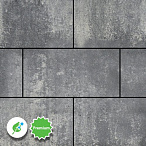 Тротуарная плитка Steinrus Парк Плейс ColorMix Актау, гладкая, 80 мм – 2