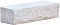 Кирпич гиперпрессованный одинарный М-250 белый мрамор рустированный ложок  – 1