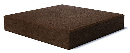 Тротуарная плитка А-строй Квадрат 500x500х50 гладкая коричневая – 2