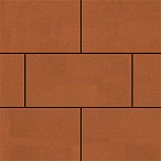 Тротуарная плитка Steinrus Парк Плейс оранжевый, 80 мм – 2