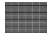 Тротуарная плитка 342 МЗ Брусчатка 200х100х80 Темно-серый – 2