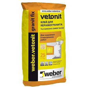 Плиточный клей Weber Vetonit Granit Fix 25 кг – 1