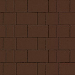 Тротуарная плитка Steinrus Новый город, коричневый, гладкая, 40 мм – 2