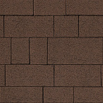 Тротуарная плитка Steinrus Инсбрук Тироль коричневый, native, 60 мм – 2