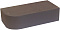 Кирпич облицовочный темный шоколад одинарный гладкий полнотелый R60 М-300 КС-Керамик – 1
