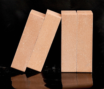 Кирпич гиперпрессованный одинарный М-250 оранжевый гладкий  – 8