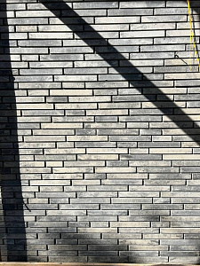 Кирпич гиперпрессованный ригельный Серый Обсидиан гладкий СПК – 15