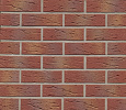 Плитка фасадная клинкерная Feldhaus Klinker R332NF14 Carmesi multi mana рельефная, 240x71x14  – 1