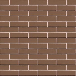 Кирпич облицовочный коричневый брусок гладкий ЖКЗ – 3