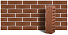 Кирпич клинкерный Темно красный Эдинбург береста 250х85х65 М-300 – 3