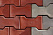 Тротуарная плитка Катушка 342 МЗ 200х165х80 Красный – 2