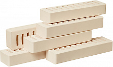 Кирпич облицовочный белый ригельный гладкий ЖКЗ – 3