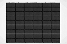 Тротуарная плитка 342 МЗ Брусчатка 200х100х60 Черный  – 2