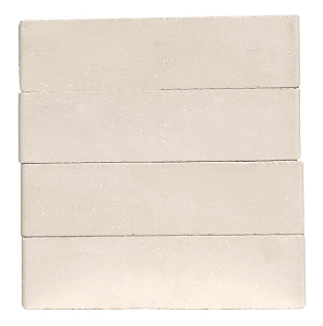 Кирпич гиперпрессованный одинарный М-250 белый гладкий  – 4