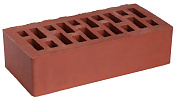 Кирпич клинкерный Бордовый камень одинарный гладкий М-300 – 1