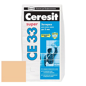 Затирка для узких швов Ceresit CE33 Super №28 персик 2 кг – 1