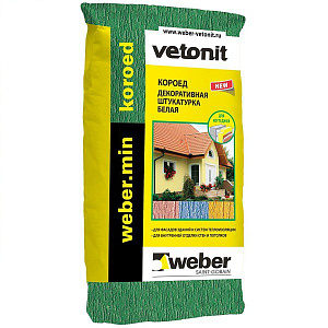Штукатурка миниральная Weber Min Короед 20 кг – 1