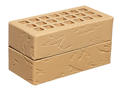 Кирпич облицовочный солома одинарный рустик ЖКЗ – 2