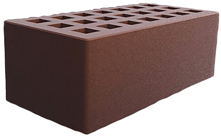 Кирпич облицовочный коричневый полуторный гладкий М-150 Саранск – 1