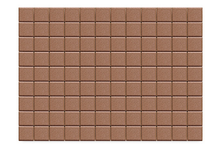 Тротуарная плитка Лувр 100х100х60 терракотовый – 1