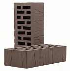 Кирпич облицовочный корица одинарный кора дуба М-200 Липецк – 6