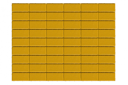 Тротуарная плитка 342 МЗ Брусчатка 200х100х60 Желтый – 2