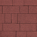 Тротуарная плитка Steinrus Инсбрук Тироль красный, native, 60 мм – 2