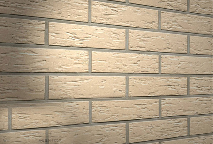 Плитка фасадная клинкерная Feldhaus Klinker R140DF9 Perla senso рельефная, 240x52x9 – 3