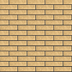 Кирпич облицовочный солома полуторный бархат ЖКЗ – 3