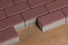 Тротуарная плитка 342 МЗ Брусчатка 200х100х80 Красный – 3