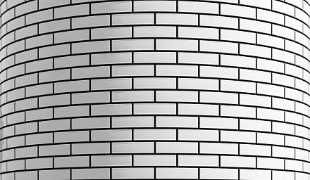 Кирпич облицовочный Белоснежный сатин Премиум одинарный гладкий Красная Гвардия – 10